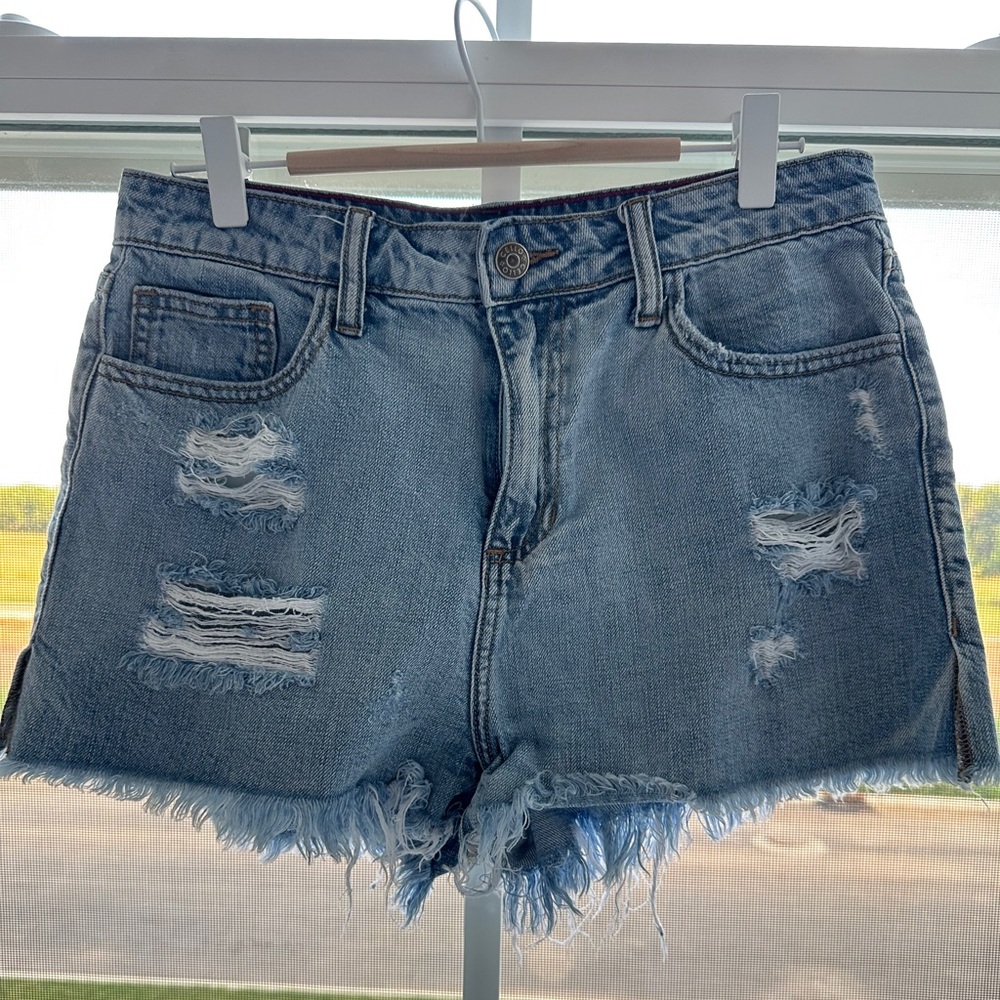 Cello Light Wash Shorts